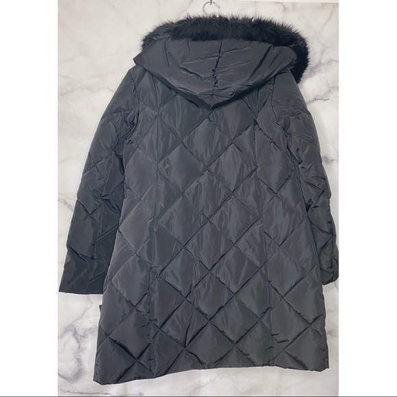 NEW LAUREN RALPH LAUREN QUILTED PARKA BLACK DOWN - Picture 7 of 16